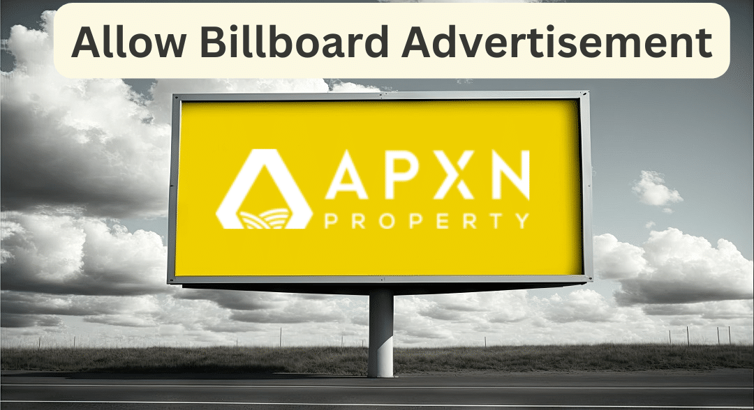 Allow Billboard Advertisement on Your Land