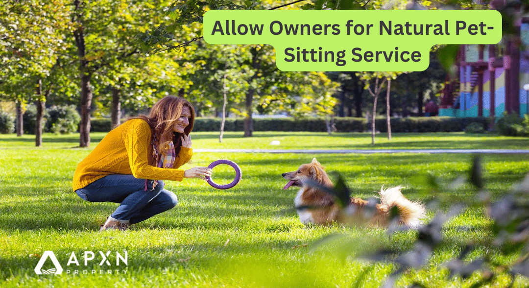 Allow owners for natural pet sitting service