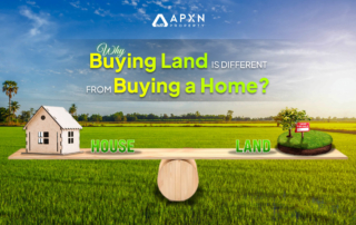 the key difference in between buying land vs home