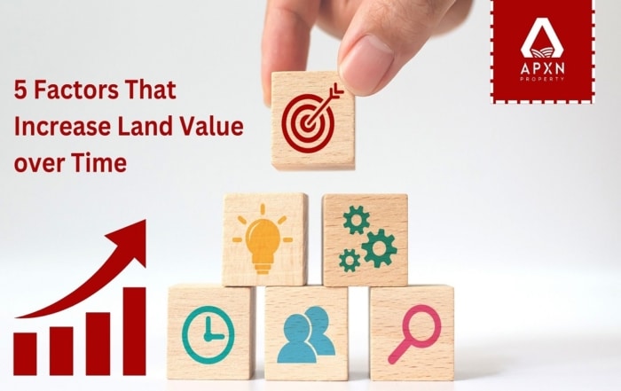 Feautured image factors that increase land value over time