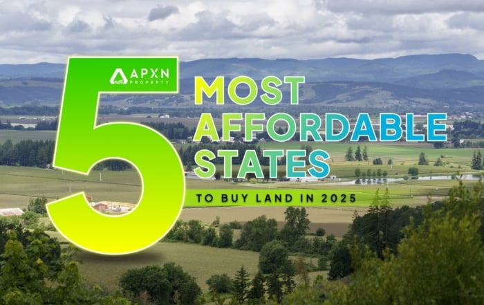 5 MOST AFFORDABLE STATES TO BUY LAND IN 2025